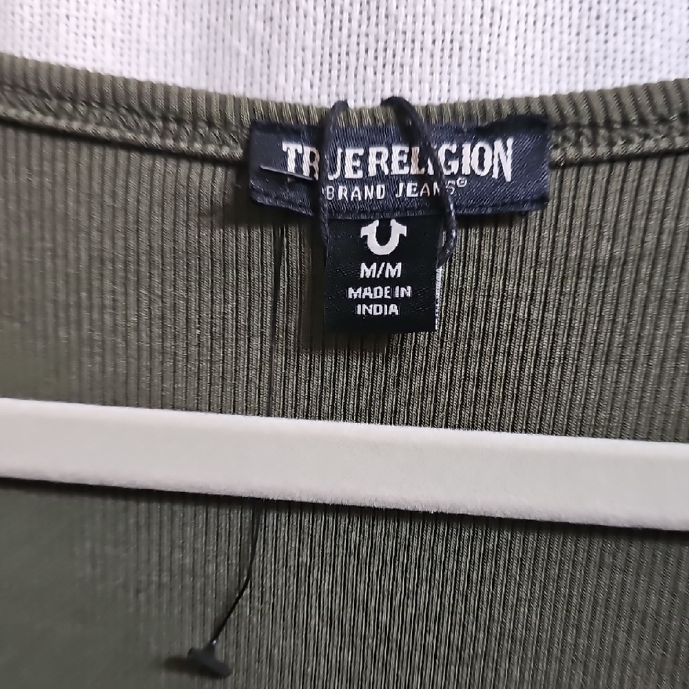 True Religion Olive Green Top